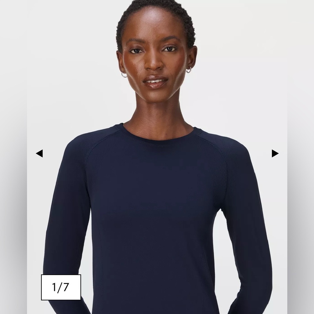 Sweaty Betty Dark Blue Long Sleeve Top